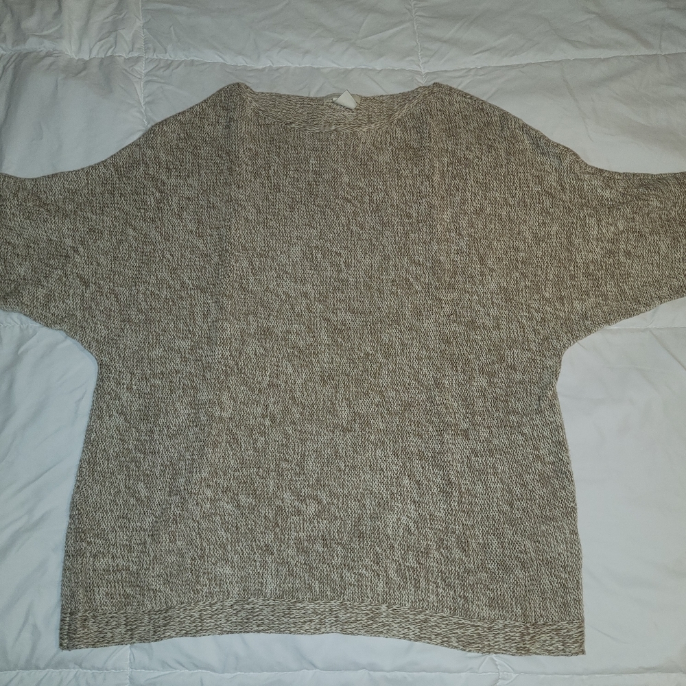 H&M Basic Tan Knit Sweater
